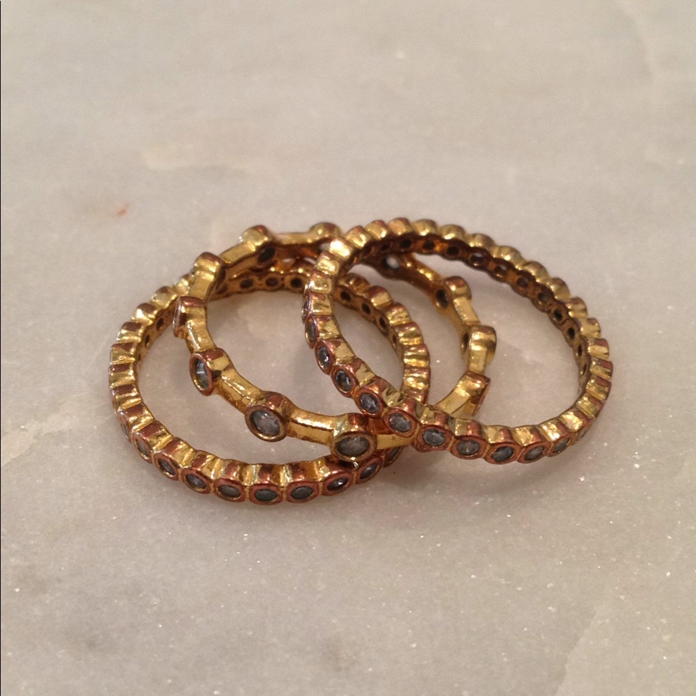 Stella and Dot stacking rings size 7 - Picture 3 of 4